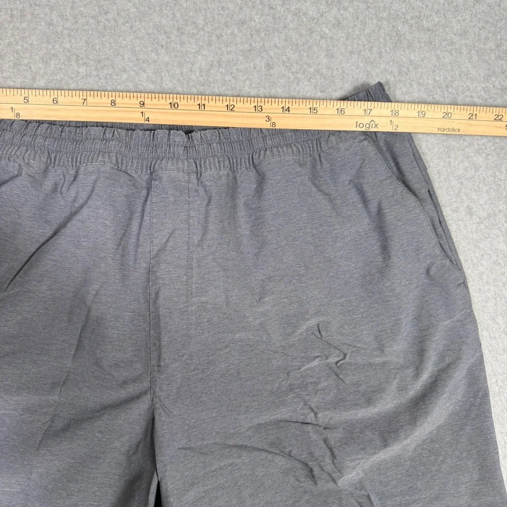 Hill City Mens Gray Athletic Performance Training Shorts Size XL Heathered